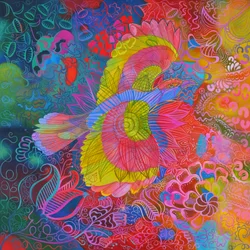 Uccello roller indiano in volo, 2013